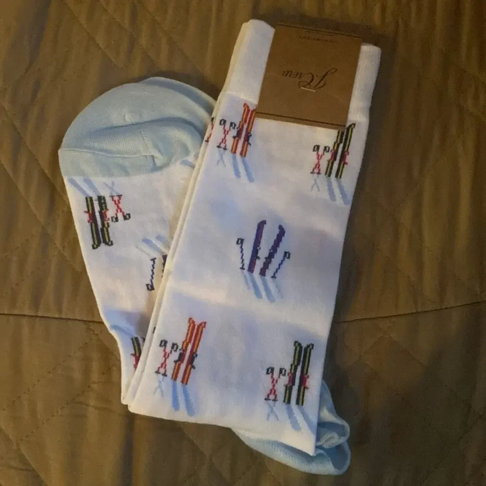 J. Crew ski break socks